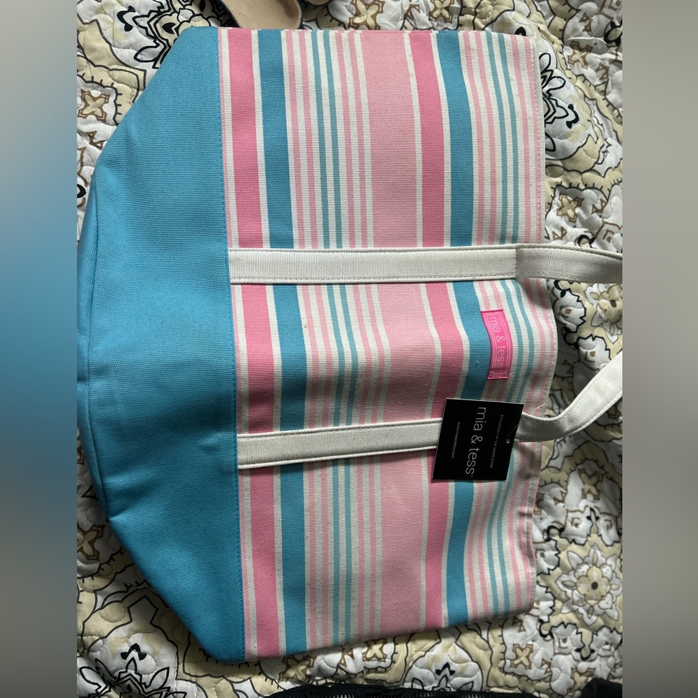 Canvas beach bag